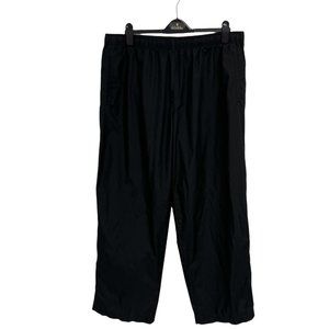 IZOD XFG Men's Big and Tall All Black Leg Zip Pull On Track Pants Size XXL